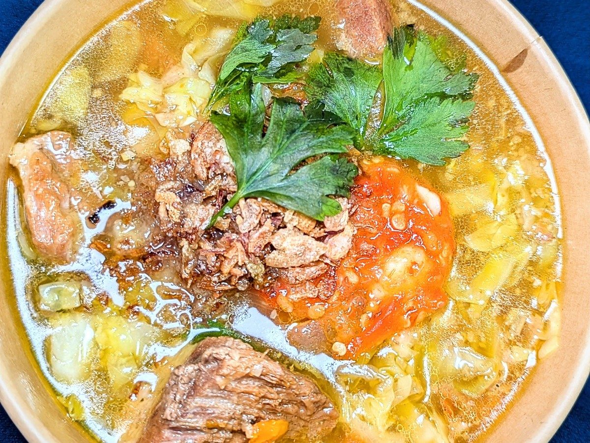 Halal keto Soto Daging beef soup, keto meal delivery Singapore by Kyla With Keto